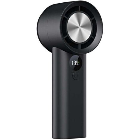 QORVA-Ventilateur portable rechargeable - Mini ventilateur USB - 199 vitesses de ventilation - Idéal pour le camping et les pique-niques - Design compact (1/4)