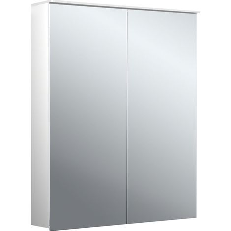 Armario con espejo iluminado emco flat 2 design LED con panel