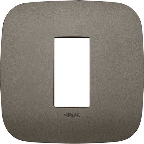 VIMAR - 19671.80 Placca Round 1M Metal