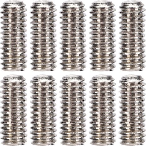 Ensemble de 50 vis de réglage en acier inoxydable A2-70, fixations M2,5x6 (1/5)