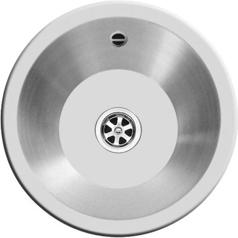 Mini Bowl Stainless Steel Kitchen Sink with Waste Kit, 355 x 170mm