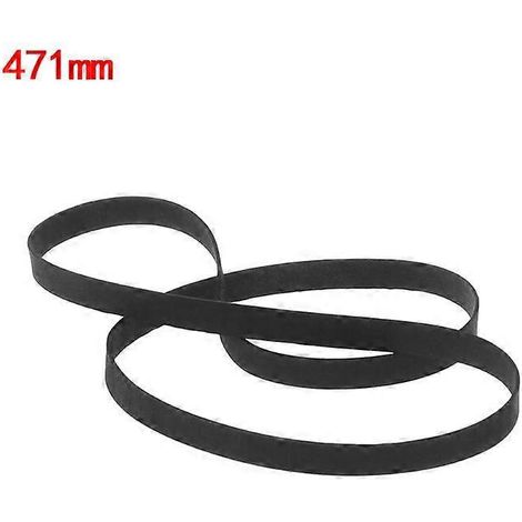 Courroie plate de 5 mm de large pour magnétophone à cassettes, courroie standard assortie pour enregistreur - pliée en deux, 471 mm (1/5)