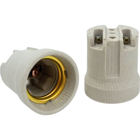 E27 Keramik-Lampenfassung ohne Plattenhalter (1/5)