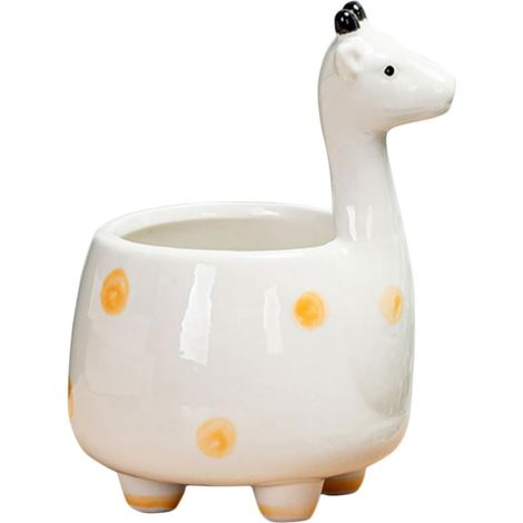 Giraffen Blumentopf Keramik Kleines Pflanzgefäß Übertopf für