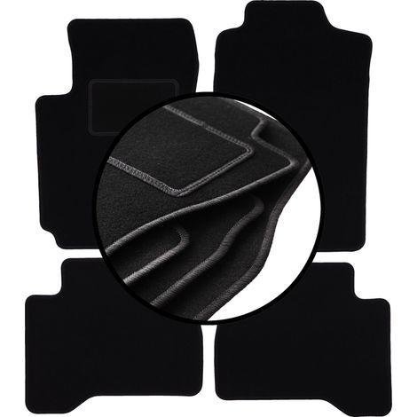 Komplettset Veloursmatten für: Suzuki Grand Vitara II 3-Türer (2005-2014)