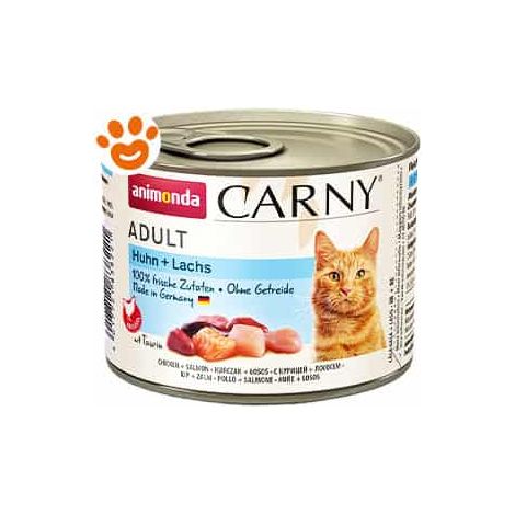 Animonda Cat Carny Adult Pollo e Salmone - Animonda Cat Carny Adult Pollo e Salmone - Lattina Da 200 Gr