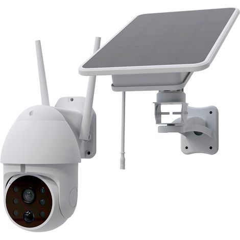 Telecamera ip motorizzata di sorveglianza solar batteria phoenix sentry ev full hd wifi motion detection audio dual app tuya smart
