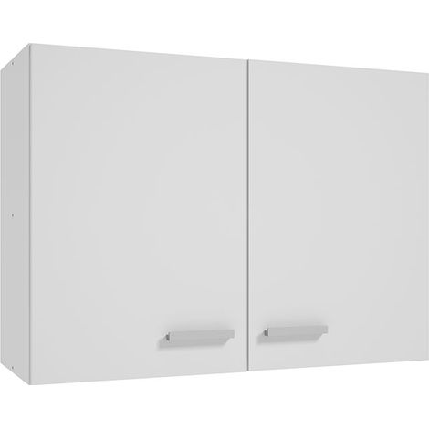 Armario de cocina colgante individual blanco de 80 x 60 cm. (1/2)