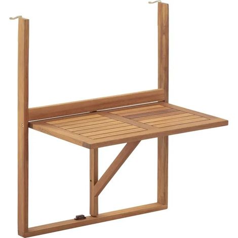 Balkontisch 1526 lilou klappbar Akazienholz FSC 60x44x80 cm