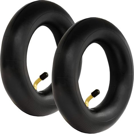 2 CAMERE D'ARIA 200X50 PER MONOPATTINO E SCOOTER ELETTRICO CON VALVOLA CURVA TUBI RICAMBIO IN GOMMA X PNEUMATICI 8X2 Ecovelo