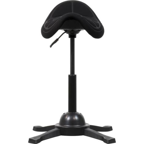STIER Sattelhocker mit Sitzmulde Sitzhöhe 480-660mm schwarz (1/4)