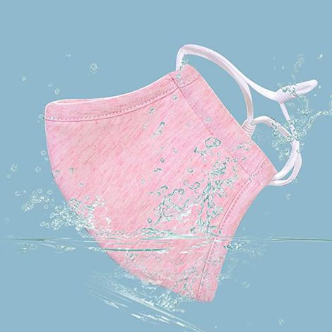 Lot de 2 Masques Enfants en Coton, Masque 3D Anti-Poussière Lavable et Réutilisable, Filtre Intégré, Taille Junior, Respirant et Confortable (1/3)