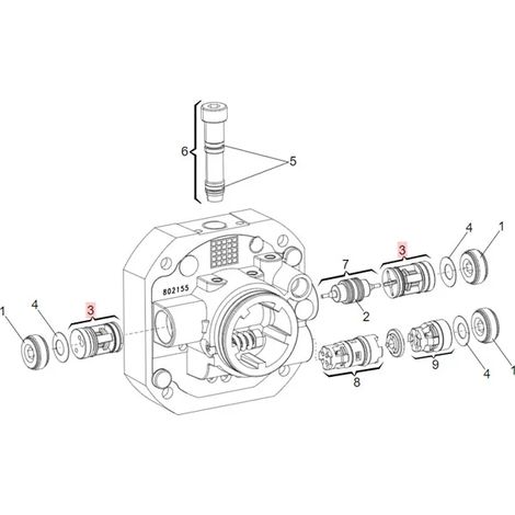 Valvola Di Blocco In Zama Gf10 Per S450H S800 S800H FAAC 63003460 Conf. 10PZ (1/3)