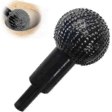 Fraise sphérique rotative de 40 mm pour la sculpture sur bois, à fixer sur une perceuse - Râpe en forme de boule (1/5)