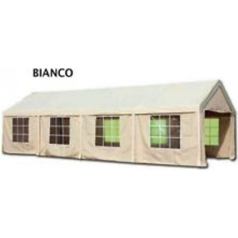 Ricambio set teli laterali per gazebo big royal mt.4x10 colore bianco - Salone (1/2)