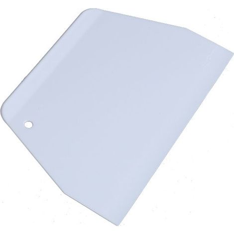 Tazza di plastica pasta - Raschietto-incolla - Taglia-incolla-bianco - Utensili pasticceria bianco - Raschietto per pasta - alimentare di Plastica (1/5)