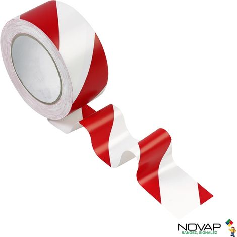 Adhésif de marquage au sol - Novap - L. 33 m (1/2)