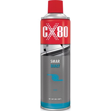 CX80 - grasso bianco aerosol 500 ml per connessioni metalliche, protezione professionale