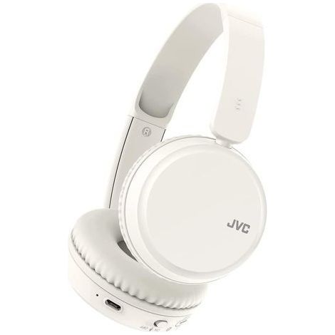 JVC Bluetooth On-Ear Kopfhörer HA-Z37W mit Mikrofon Deep Bass Weiß