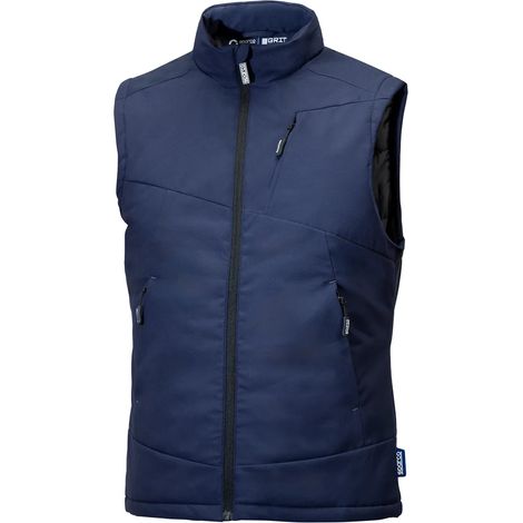 SPARCO GRIT PADDED VEST SANFORD - Taglia: XS - Colore: Blu Scuro