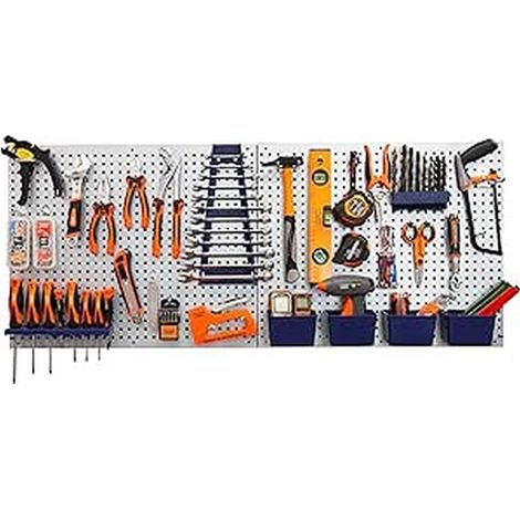 Panneaux muraux acier pour rangement outils (1/5)
