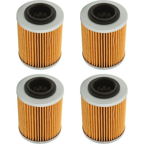 Filtre à huile de remplacement 420256188 KN152 HF152, 4 pièces, pour CAN-AM 330 400 450 500 2003-2017