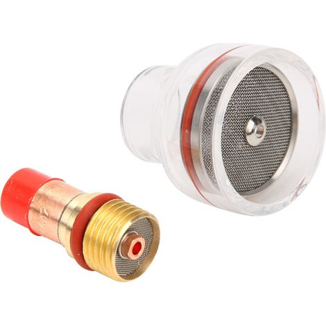 Accessoires pour kit de torche de soudage WP : lentille à gaz, pince, coupelle en verre pour torche WP‑17/18/26 (1/5)