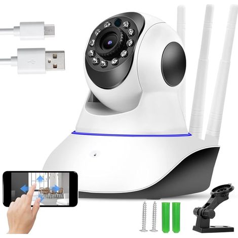 Caméra IP / Caméra de surveillance sans fil - WiFi (1/5)