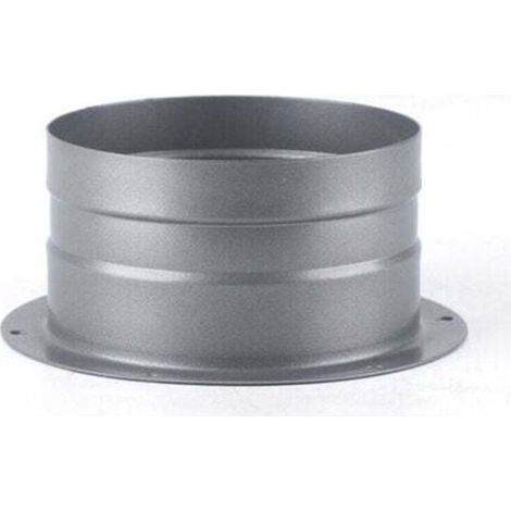 Connecteur adaptateur de conduit d'échappement à bride murale pour conduit de Ventilation Flexible 100mm (1/5)