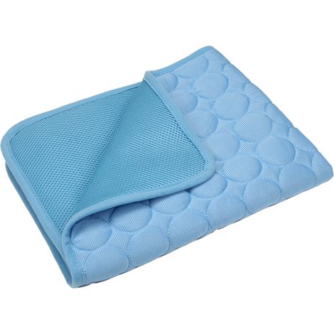 Tapis rafraîchissant pour chien - Grand format - Coussin rafraîchissant - Lit d'été pour chiens et chats - Tapis de niche respirant et auto-rafraîchissant - Tapis de couchage pour cage - Taille XS (1/5)