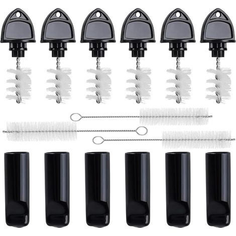 Bouchon de robinet de bière et couvercles de bouchon 15 brosse de bouchon de robinet de bière, brosse de nettoyage de robinet de bière en caoutchouc, brosse de nettoyage