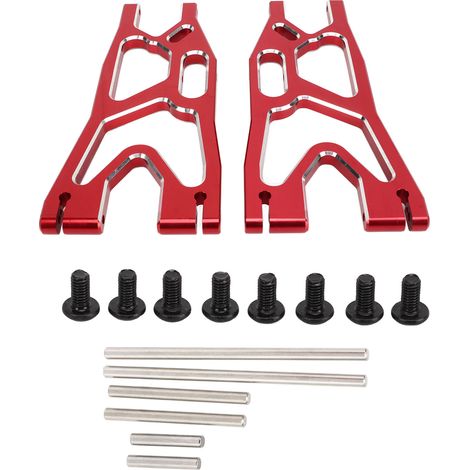 Amortisseurs inférieurs avant/arrière en aluminium pour X MAXX 1/5, pièces de suspension de rechange - rouge (1/5)