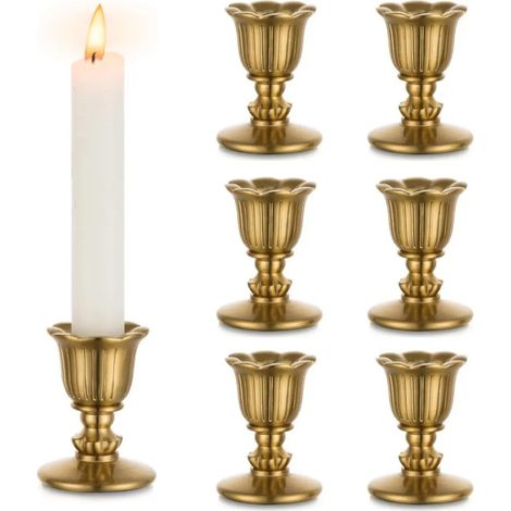 2PCS chandeliers en forme de conique d'or pour la décoration de la table à manger (1/5)