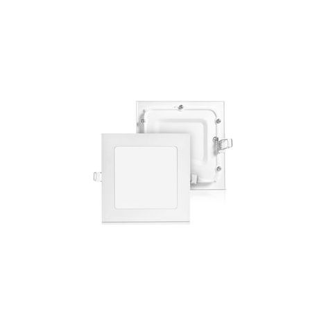 Lot de 2 plafonniers LED encastrables ou sur plaque, 9 W, 900 lm, lumière jour (4000 K), panneau mince, tension universelle 85–265 V (1/4)