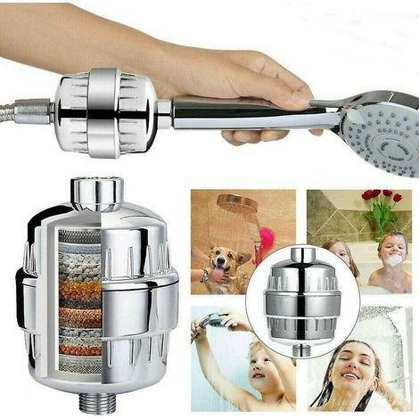 Universal Duschfilter Wasserfilter Weichmacher Hartwasseraufbereiter Duschkopf (1/5)