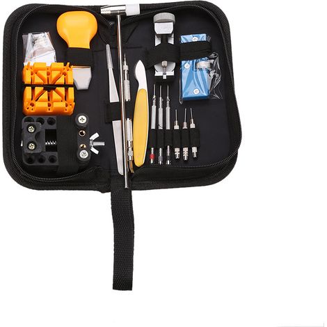 Set of 18 watch tools, high-quality tools for the repair and restoration of watches, tools for removing watch straps.--DTEKGAZ