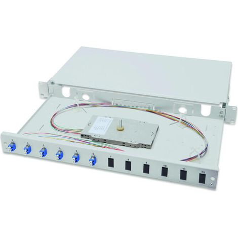 Digitus DN-96330/9 adaptador de fibra óptica 1 pieza(s) Gris (1/4)