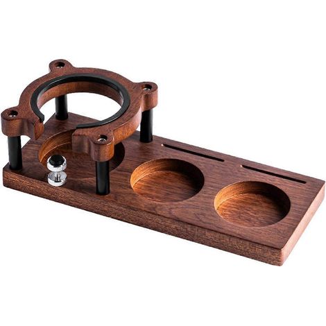 Support de tasseur à café en bois, tapis de tasseur pour expresso (1/5)
