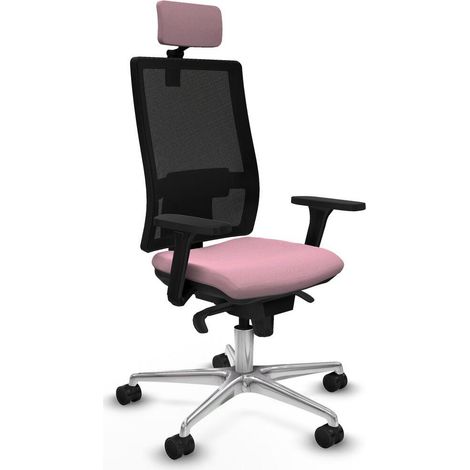 Piqueras et Crespo 3D086N2 Chaise de bureau rose confortable (1/3)