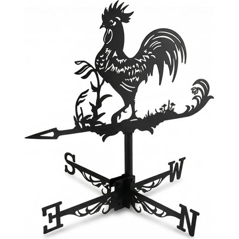 Retro Metal Weathervane Garden Roof Yard Decoration (1/5)
