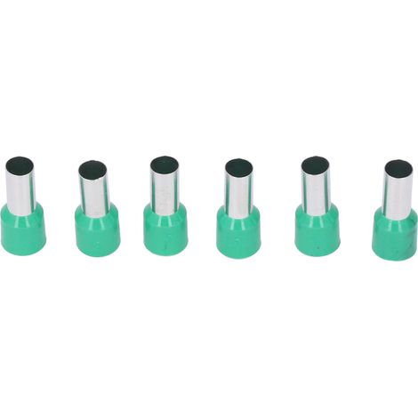 100 cosses à sertir isolées pour tubes ronds, pour fil électrique AWG 6 E16-12 (1/5)