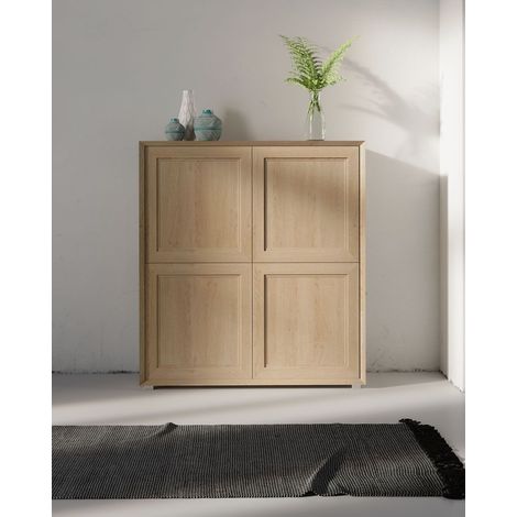 Credenza 4 ante linea Tilt CLASSIC in finitura Rovere Nodato (1/5)