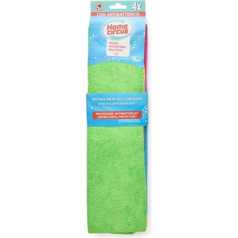 Panno Microfibra Antibatteri 4pz