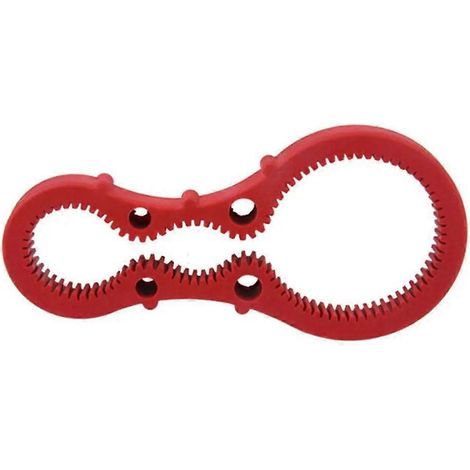 Multi décapsuleur portable bocal couvercles Can Tin Handy Flexible Twister caoutchouc Screw Grip bouchon Device rouge (1/5)