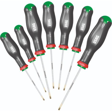 USAG 324 TX/S7 U03240664 SERIE DI 7 GIRAVITI PER VITI CON IMPRONTA TORX®
