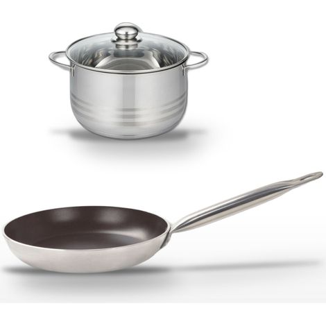 Lot Poêle 28cm & Faitout 24cm Elo Bistro Line (1/5)
