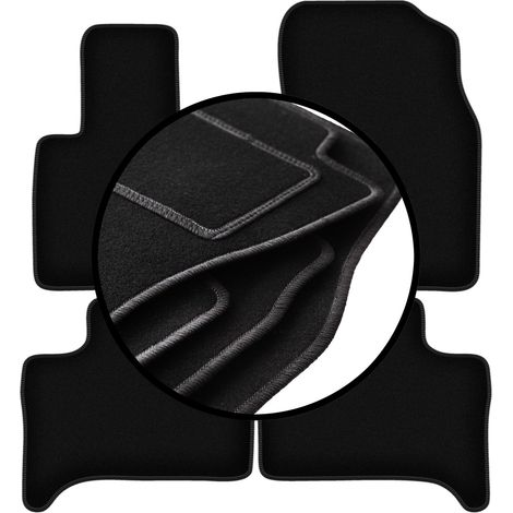 Juego completo de alfombrillas de terciopelo para: BMW X5 E53 xDrive 4WD (1999-2006)