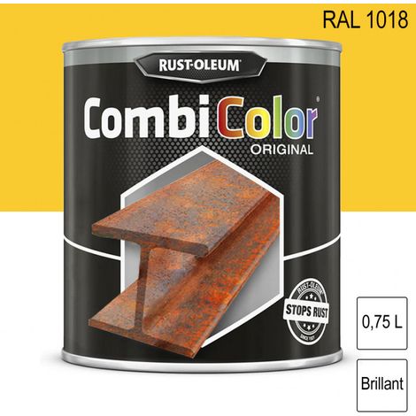 Peinture Jaune Brillant Ral 1018 Peinture Monocomposant Brillante Pour Métal - Bhappy (1/4)