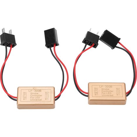 2Pcs Module Flash Stroboscope 50W Bonne Résistance Thermique 3 Types de Lampe Contrôleur Clignotant pour Feux de Brouillard (1/5)