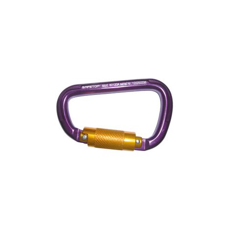 Mosquetón de aluminio automático de rosca ligero SAFETOP